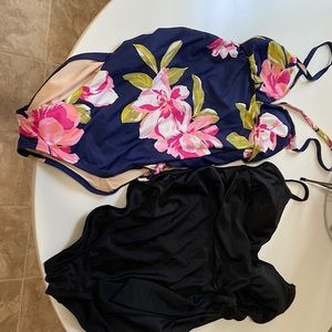 Maternity swimwear, lot of two